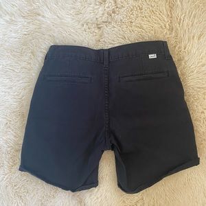 Simple black Levi shorts